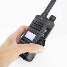 Portable VHF / UHF radio station PNI P15UV dual band, 144-146MHz / 430-440Mhz, 999CH, with 1500 mAh battery