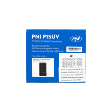 Nešiojama VHF / UHF radijo stotis PNI P15UV dviejų dažnių juosta, 144–146 MHz / 430–440 MHz, 999 kanalai, su 1500 mAh ba Nešiojama VHF / UHF radijo stotis PNI P15UV dviejų dažnių juosta, 144–146 MHz / 430–440 MHz, 999 kanalai, su 1500 mAh ba