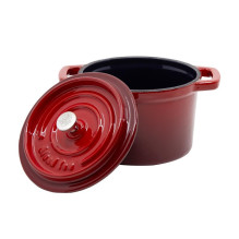Cast iron pot MINI GRAND FEU red 0.65L Cast iron pot MINI GRAND FEU red 0.65L