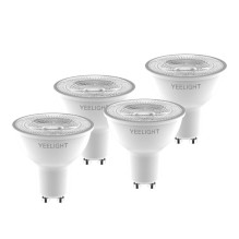 Išmanusis Šviestuvas - Yeelight YLDP004 Wi-Fi Dimmable GU10 Baltas 4-vnt.