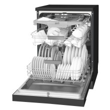 Amica DFM66B8EOqBH 60 cm freestanding dishwasher, black Amica DFM66B8EOqBH 60 cm freestanding dishwasher, black