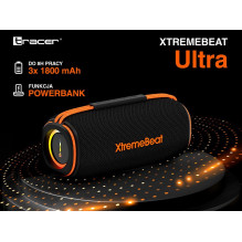 „Tracer XtremeBeat Ultra TWS“ nešiojama „Bluetooth“ kolonėlė, juoda, 25 W