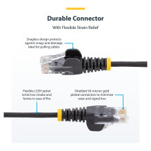StarTech.com N6PAT25CMBKS networking cable