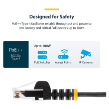 StarTech.com N6PAT25CMBKS networking cable