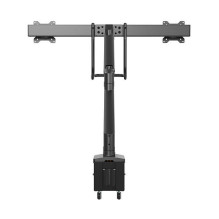 STARTECH.COM Dual Monitor Arm - Synced Height Adjustment - Grommet / Desk Clamp - Easy-Grip Handle - VESA 75x75 100x100