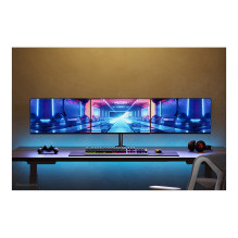 Neomounts FPMA-D550D3BLACK Tischhalterung für drei Flachbildschirme bis 27" (69 cm) - Schwarz Neomounts FPMA-D550D3BLACK Tischhalterung für drei Flachbildschirme bis 27" (69 cm) - Schwarz