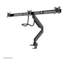 Neomounts NM-D775DX3BLACK Tischhalterung mit Tischhalterungsgriff für drei Flachbildschirme bis 27" (68,6 cm).