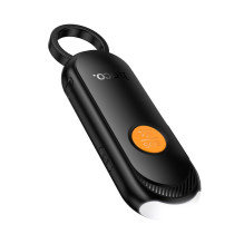 Locator compatible with Apple Find My with flashlight Hoco E99 black Locator compatible with Apple Find My with flashlight Hoco E99 black