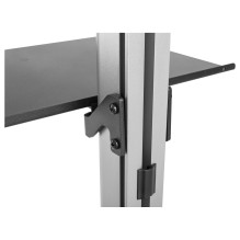 EQUIP 650621 Min. 94 cm (37") Max. 177,8 cm (70") Max. VESA 600 x 400 mm 30 kg Schwarz, Edelstahl EQUIP 650621 Min. 94 cm (37") Max. 177,8 cm (70") Max. VESA 600 x 400 mm 30 kg Schwarz, Edelstahl