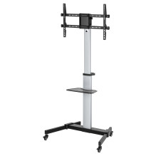 EQUIP 650630 TV-Bodenständer Min. 94 cm (37") Max. 2,18 m (86") Max. VESA 600 x 400 mm 50 kg Silber EQUIP 650630 TV-Bodenständer Min. 94 cm (37") Max. 2,18 m (86") Max. VESA 600 x 400 mm 50 kg Silber