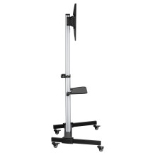EQUIP 650630 TV-Bodenständer Min. 94 cm (37") Max. 2,18 m (86") Max. VESA 600 x 400 mm 50 kg Silber EQUIP 650630 TV-Bodenständer Min. 94 cm (37") Max. 2,18 m (86") Max. VESA 600 x 400 mm 50 kg Silber