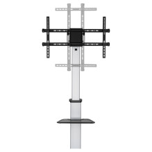 EQUIP 650630 TV-Bodenständer Min. 94 cm (37") Max. 2,18 m (86") Max. VESA 600 x 400 mm 50 kg Silber EQUIP 650630 TV-Bodenständer Min. 94 cm (37") Max. 2,18 m (86") Max. VESA 600 x 400 mm 50 kg Silber