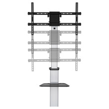 EQUIP 650630 TV-Bodenständer Min. 94 cm (37") Max. 2,18 m (86") Max. VESA 600 x 400 mm 50 kg Silber EQUIP 650630 TV-Bodenständer Min. 94 cm (37") Max. 2,18 m (86") Max. VESA 600 x 400 mm 50 kg Silber