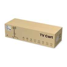 EQUIP 650630 TV-Bodenständer Min. 94 cm (37") Max. 2,18 m (86") Max. VESA 600 x 400 mm 50 kg Silber EQUIP 650630 TV-Bodenständer Min. 94 cm (37") Max. 2,18 m (86") Max. VESA 600 x 400 mm 50 kg Silber