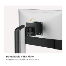 EQUIP 650129 Tisch / Bankhalterung Min. 43,2 cm (17") Max. 124,5 cm (49") Max. VESA 100 x 100 mm 18 kg Silber EQUIP 650129 Tisch / Bankhalterung Min. 43,2 cm (17") Max. 124,5 cm (49") Max. VESA 100 x 100 mm 18 kg Silber