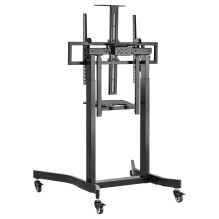 EQUIP 650633 Bodenstandhalter Min. 139,7 cm (55") Max. 2,54 m (100") Max. VESA 800 x 600 mm 120 kg Schwarz EQUIP 650633 Bodenstandhalter Min. 139,7 cm (55") Max. 2,54 m (100") Max. VESA 800 x 600 mm 120 kg Schwarz