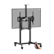 EQUIP 650633 Bodenstandhalter Min. 139,7 cm (55") Max. 2,54 m (100") Max. VESA 800 x 600 mm 120 kg Schwarz EQUIP 650633 Bodenstandhalter Min. 139,7 cm (55") Max. 2,54 m (100") Max. VESA 800 x 600 mm 120 kg Schwarz