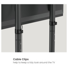 EQUIP 650635 Bodenstandhalter Min. 127 cm (50") Max. 2,29 m (90") Max. VESA 600 x 400 mm 60 kg Schwarz