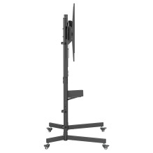 EQUIP 650637 Bodenstandhalter Min. 139,7 cm (55") Max. 2,54 m (100") Max. VESA 800 x 600 mm 70 kg Schwarz EQUIP 650637 Bodenstandhalter Min. 139,7 cm (55") Max. 2,54 m (100") Max. VESA 800 x 600 mm 70 kg Schwarz