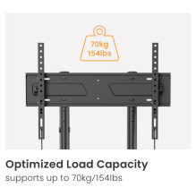 EQUIP 650637 Bodenstandhalter Min. 139,7 cm (55") Max. 2,54 m (100") Max. VESA 800 x 600 mm 70 kg Schwarz EQUIP 650637 Bodenstandhalter Min. 139,7 cm (55") Max. 2,54 m (100") Max. VESA 800 x 600 mm 70 kg Schwarz