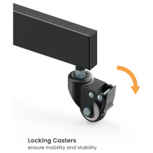EQUIP 650637 Bodenstandhalter Min. 139,7 cm (55") Max. 2,54 m (100") Max. VESA 800 x 600 mm 70 kg Schwarz EQUIP 650637 Bodenstandhalter Min. 139,7 cm (55") Max. 2,54 m (100") Max. VESA 800 x 600 mm 70 kg Schwarz
