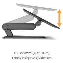 EQUIP 650124 Tisch / Bankhalterung Min. 43,2 cm (17") Max. 81,3 cm (32") Max. VESA 100 x 100 mm 8 kg Schwarz