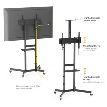 EQUIP 650636 Bodenstandhalter Min. 94 cm (37") Max. 177,8 cm (70") Max. VESA 600 x 400 mm 70 kg Schwarz EQUIP 650636 Bodenstandhalter Min. 94 cm (37") Max. 177,8 cm (70") Max. VESA 600 x 400 mm 70 kg Schwarz