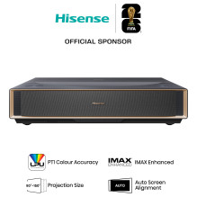 Hisense Germany GmbH PT1 16:9 UHD 4K (3840x2160) Laser DisplayPort HDMI WIFI RJ45 SmartTV Speaker Hisense Germany GmbH PT1 16:9 UHD 4K (3840x2160) Laser DisplayPort HDMI WIFI RJ45 SmartTV Speaker