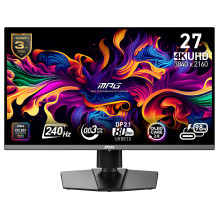 67,3 cm (26.5") 3840 x 2160 Pixel MSI 9S6-3CD79A-015 16:9 4K Ultra HD QD-OLED 0,03 ms 240 Hz HDR DisplayPort HDMI U
