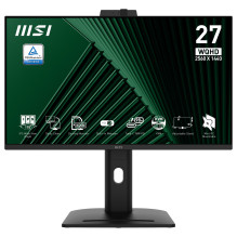 68,6 cm (27") 2560 x 1440 Pixel MSI 9S6-3PC8CM-001 16:9 Wide Quad HD IPS 4 ms 100 Hz DisplayPort HDMI USB-Hub Pivot