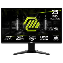 62,2 cm (24.5") 1920 x 1080 Pixel MSI 9S6-3BC21M-043 16:9 Full HD Rapid IPS 0,5 ms 200 Hz HDR DisplayPort HDMI VESA