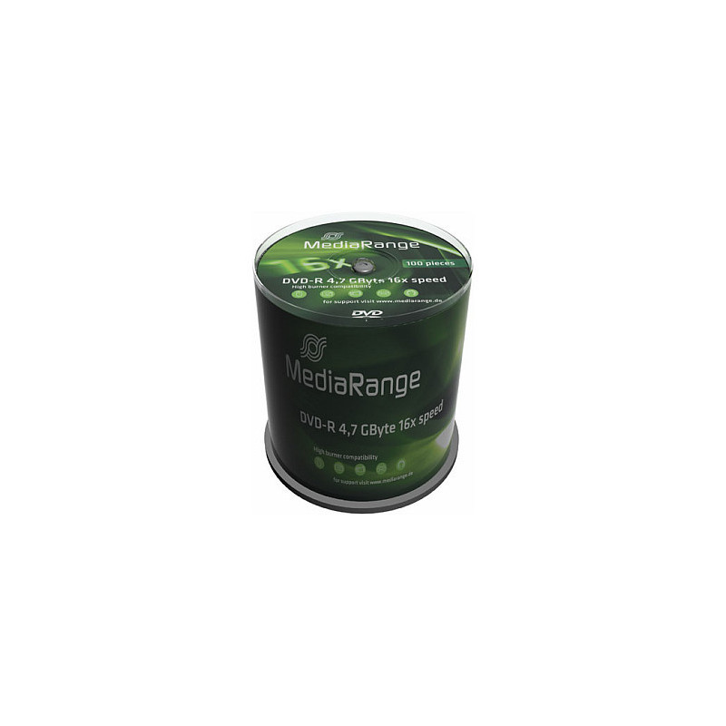 MEDIARANGE 100 x DVD-R - 4.7 GB 16x - Spindel