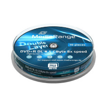 MEDIARANGE 10 x DVD+R DL -...