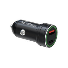 MEDIARANGE Kfz-Ladegerät 1xUSB-A u.1xUSB-C schw. Alu-Gehäuse MEDIARANGE Kfz-Ladegerät 1xUSB-A u.1xUSB-C schw. Alu-Gehäuse