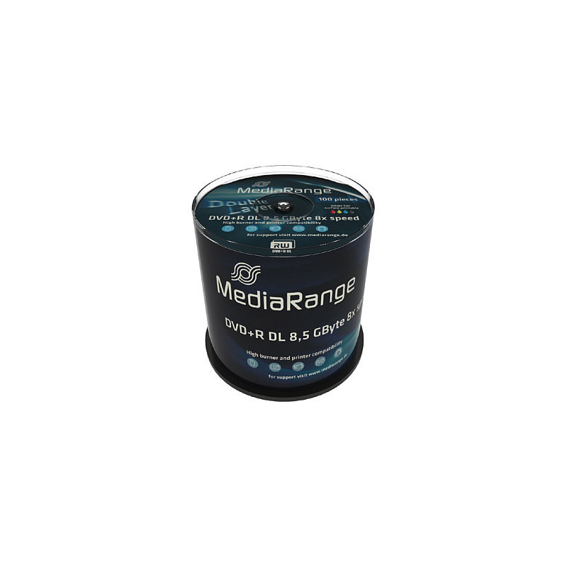 MEDIARANGE DVD+R 8.5 GB DL 8x IW(100) CB