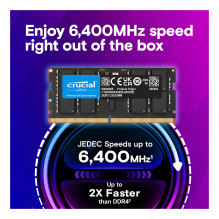 32GB Crucial Modul SO DIMM 262-PIN 32GB Crucial Modul SO DIMM 262-PIN