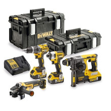 Įrankių Rinkinys su Akumuliatoriumi - DeWALT DCK422P3-QW 18V, Geltonas Įrankių Rinkinys su Akumuliatoriumi - DeWALT DCK422P3-QW 18V, Geltonas