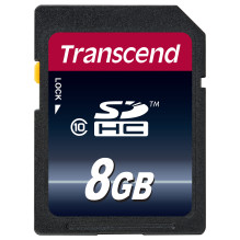 Transcend TS8GSDHC10 memory card