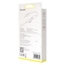 Mobiliojo Telefono Garso Kabelis - Baseus L54 USB C į 3.5mm Garso Adapteris, TPE, Juodas Mobiliojo Telefono Garso Kabelis - Baseus L54 USB C į 3.5mm Garso Adapteris, TPE, Juodas