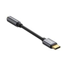 Mobiliojo Telefono Garso Kabelis - Baseus L54 USB C į 3.5mm Garso Adapteris, TPE, Juodas Mobiliojo Telefono Garso Kabelis - Baseus L54 USB C į 3.5mm Garso Adapteris, TPE, Juodas