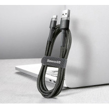 USB Laidas - Baseus Cafule USB 2.0 0.5m 3A Duomenų Perdavimo USB A (Male) į USB C (Male) Juodas USB Laidas - Baseus Cafule USB 2.0 0.5m 3A Duomenų Perdavimo USB A (Male) į USB C (Male) Juodas