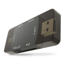 Atminties Kortelių Skaitytuvas - Newell OTG 4-in-1 3.0 Hub USB-A, USB-C, 5 Gb / s Atminties Kortelių Skaitytuvas - Newell OTG 4-in-1 3.0 Hub USB-A, USB-C, 5 Gb / s
