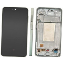 LCD screen Samsung A366 A36 5G with touch screen and frame Awesome Lime original (service pack)