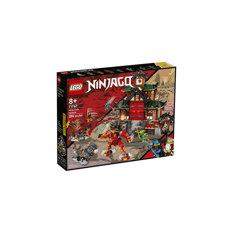 Žaislų Statybų Rinkinys - Lego 71767 Ninja Dojo Šventykla Su Minifigūrėlėmis Ir Interaktyviais Elementais