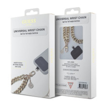 Dirželis telefonui Guess 4G Charm auksinis