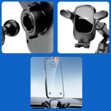 Dudao Dudao F5PRO+ Car Holder with Suction Cup - Black