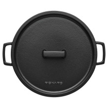 Cast iron pot Fiskars Folken, 23 cm, 4 l Cast iron pot Fiskars Folken, 23 cm, 4 l
