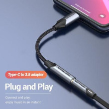 USB-C adapteris į garso 3,5 mm / 0,1 m jungtį BGJHA VENTION