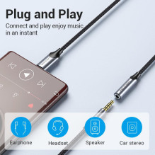 ADAPTER USB-C TO AUDIO 3.5MM / 0.1M BGMHA VENTION ADAPTER USB-C TO AUDIO 3.5MM / 0.1M BGMHA VENTION