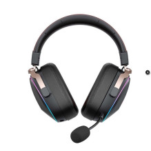Gaming Headset - Havit H2039BG Wireless USB Type-C, 1050 mAh, Boom Microphone, RGB Red